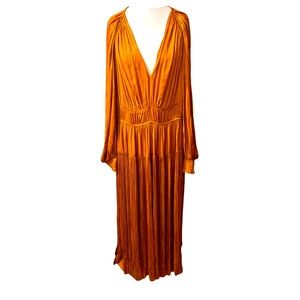 Ulla Johnson Dress in Bronze Size 16 NWT